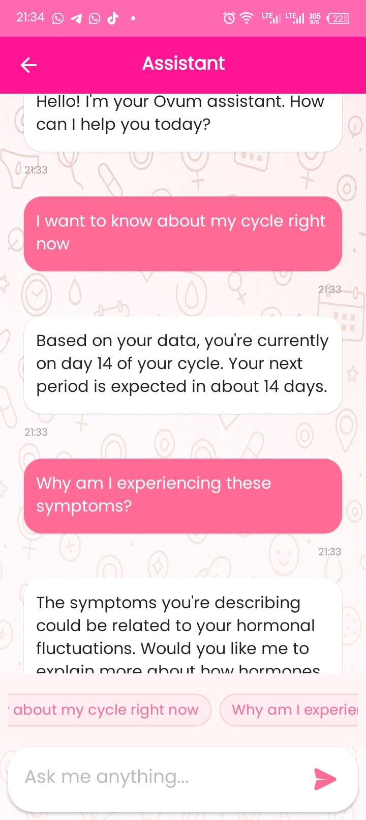 Ovum App Splash Screenshot